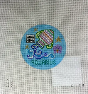 * Doolittle Stitchery RZ104 Aquarius Zodiac