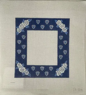 * SALE/ Cooper Oaks Blue Floral Picture Frame