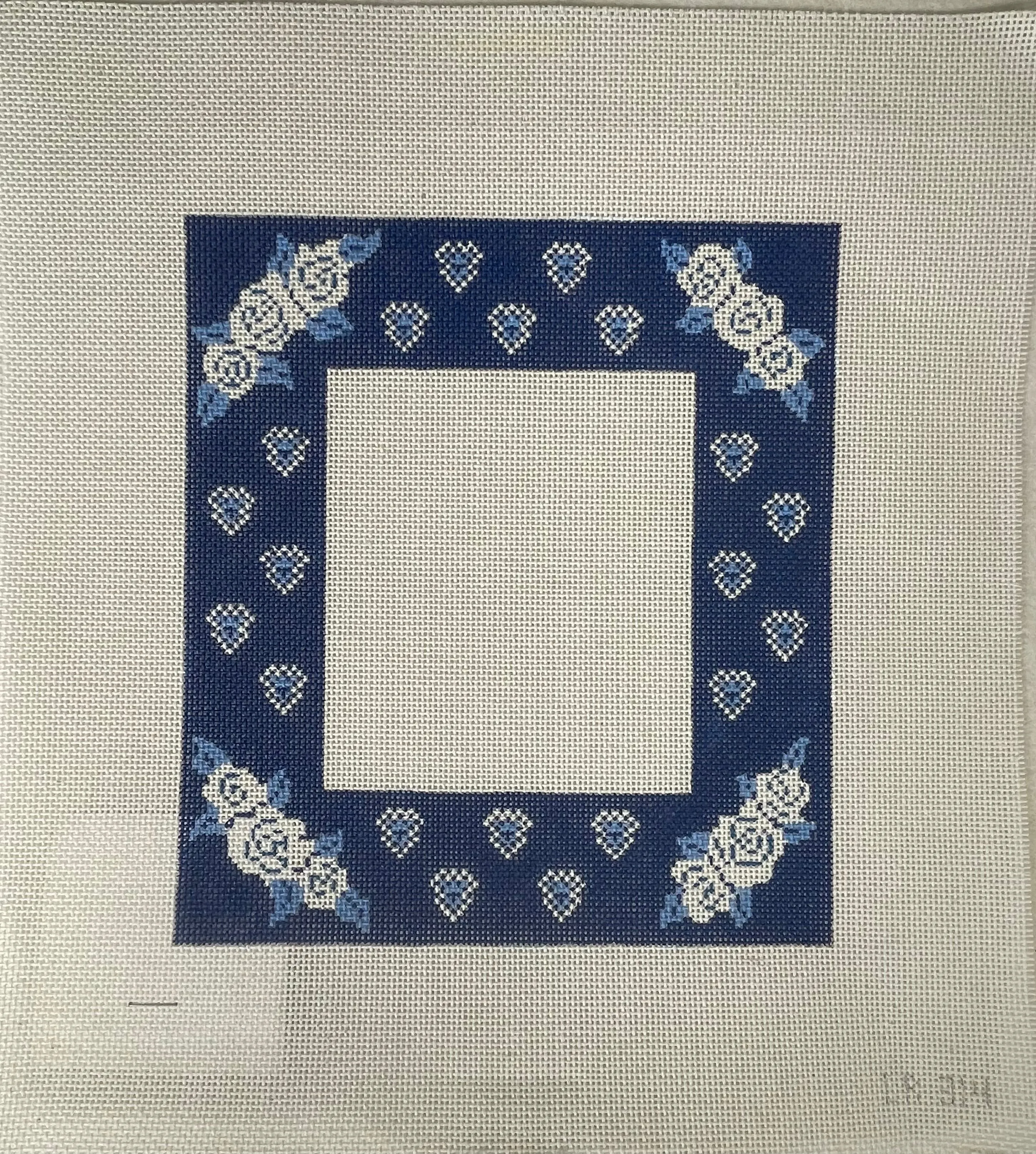 * SALE/ Cooper Oaks Blue Floral Picture Frame