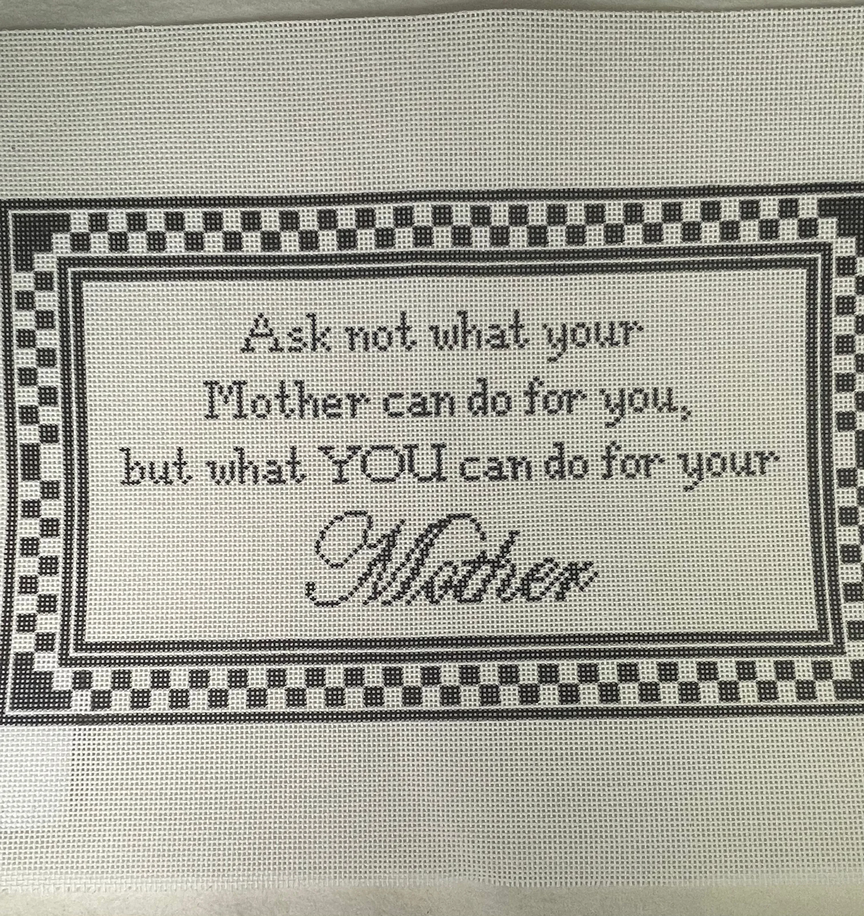 * SALE / Lauren Bloch Designs LB01 Ask not what your Mother...