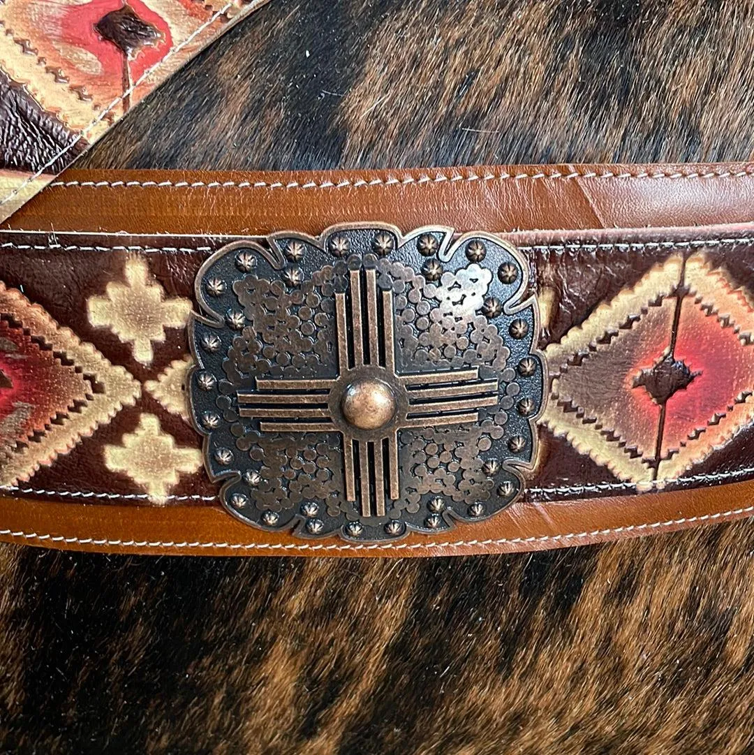 016 Oakley - Red Brindle w/ Summit Fire Navajo w/ Buckle Buckle