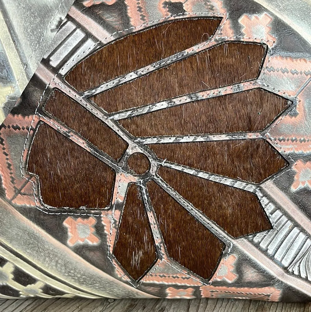 037 Annie - Adobe Navajo w/ Headdress Design