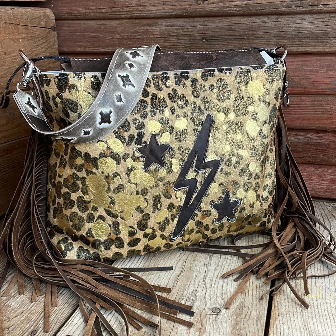 046 Maren - Leopard Acid w/ Stars & Thunder Bolt Design