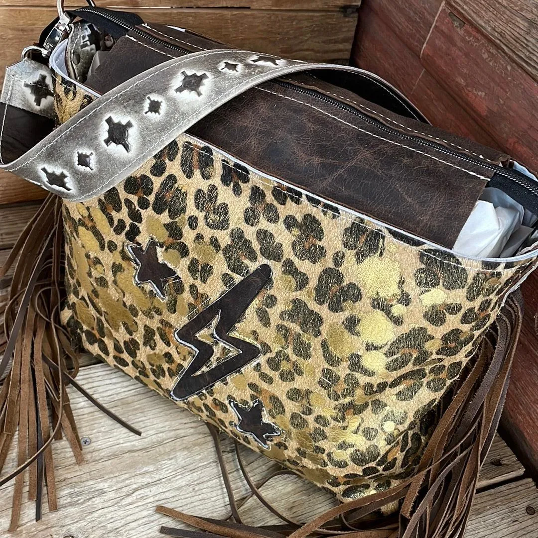 046 Maren - Leopard Acid w/ Stars & Thunder Bolt Design