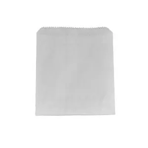 1 Square White Glassine Bags