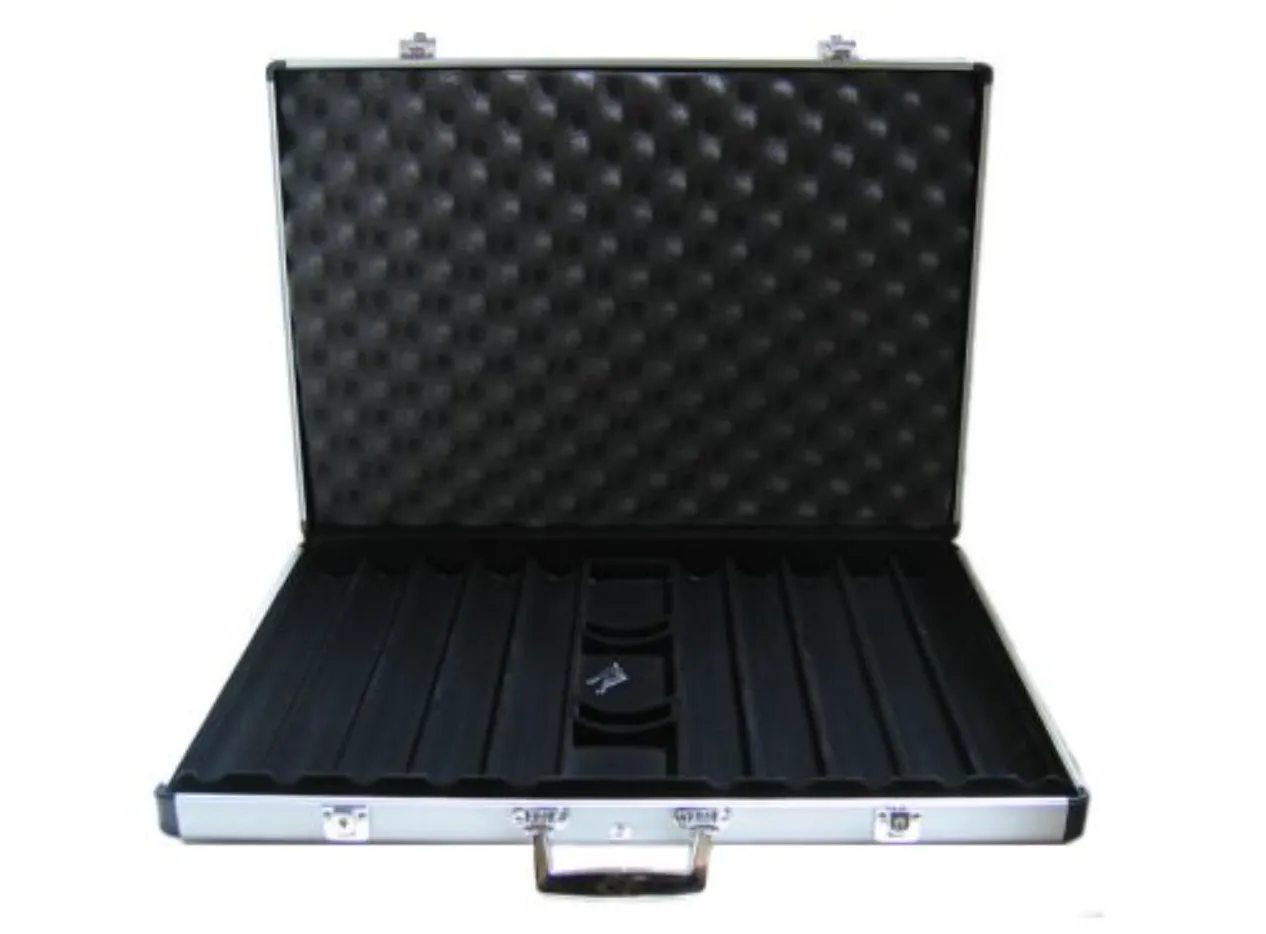 1000pc Aluminium Poker Chip Case