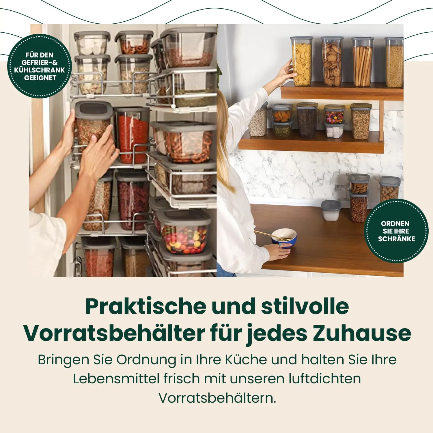 12 Mix - Vorratsdosen mit Deckel