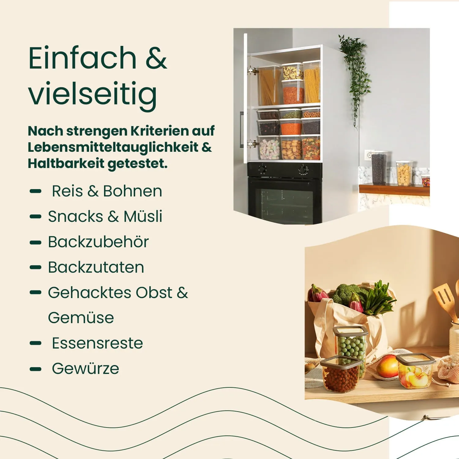 12 Mix - Vorratsdosen mit Deckel