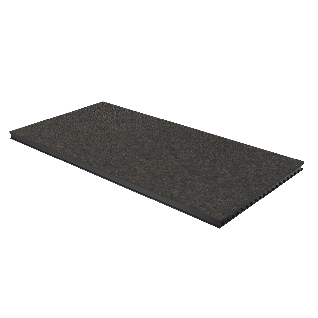 1/4" Corrugated Laminate - Gray