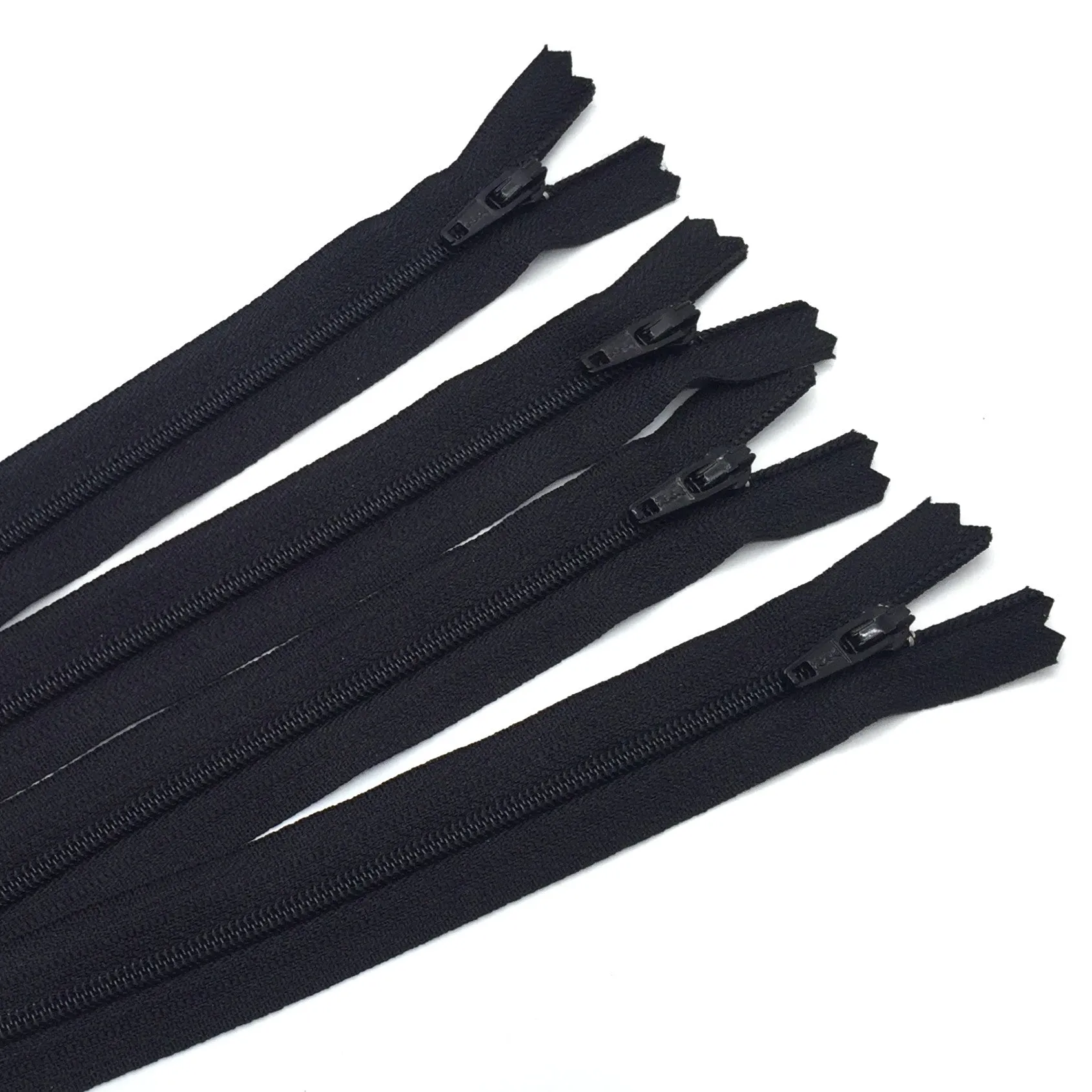 14" Zipper in Basic Black by Atkinson Designs