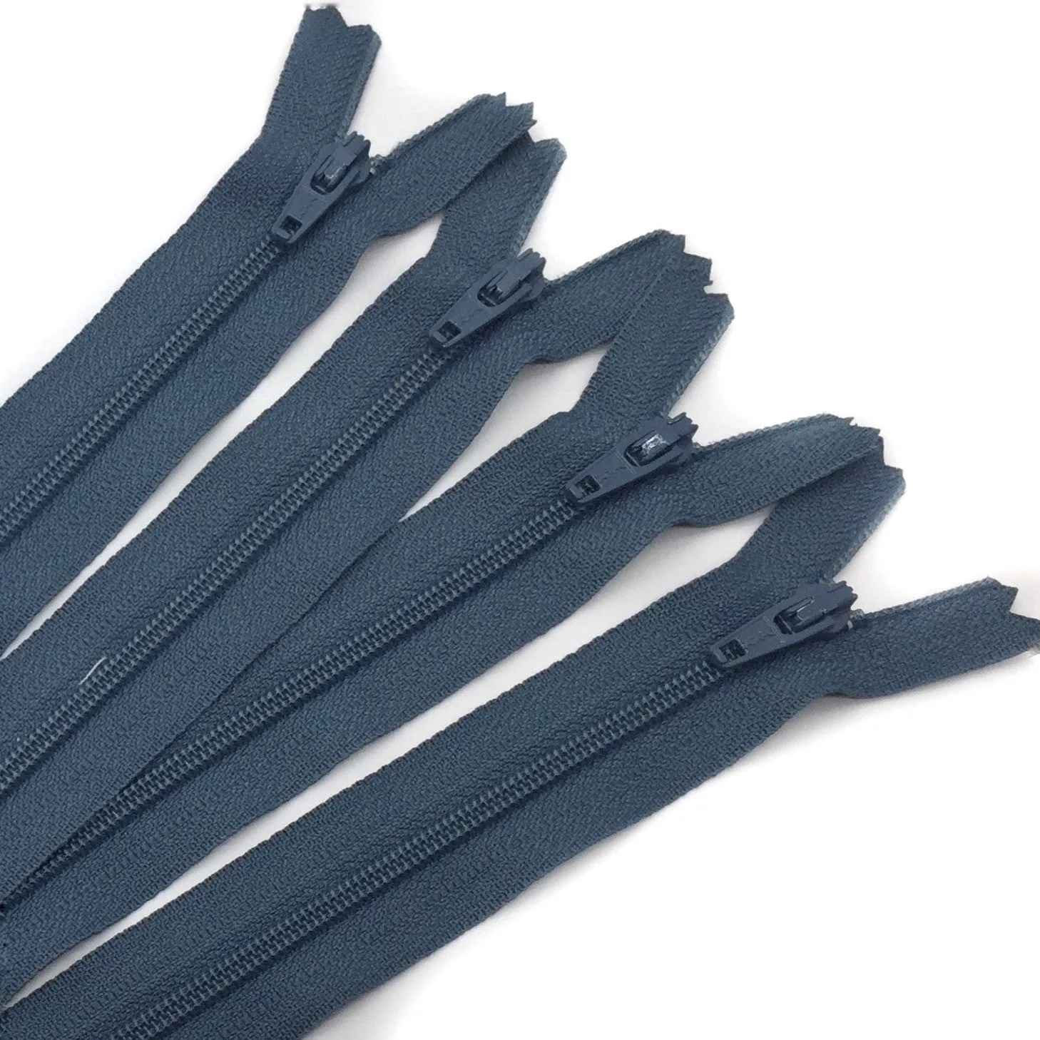 14" Zipper in Bristol Blue by Atkinson Designs