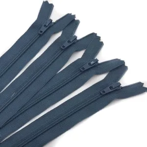 14" Zipper in Bristol Blue by Atkinson Designs