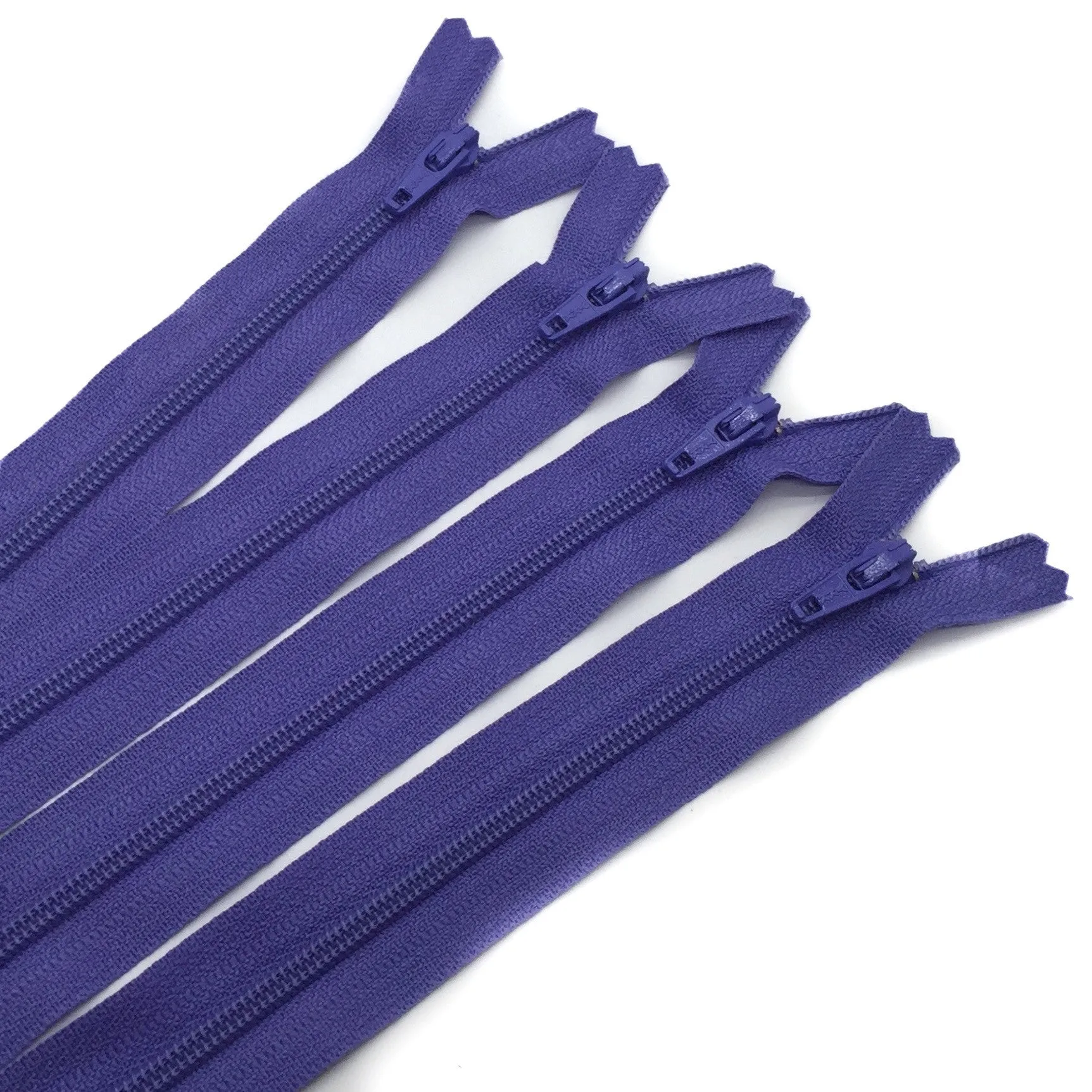 14" Zipper in Periwinkle by Atkinson Designs