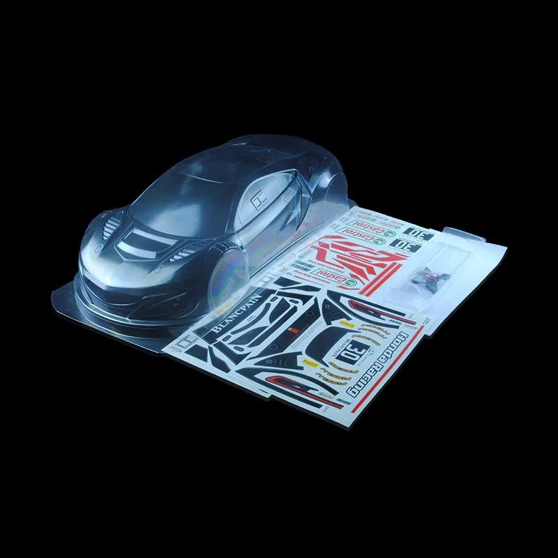 1/8 Lexan Clear RC Car Body Shell for HONDA NSX GT3  360mm