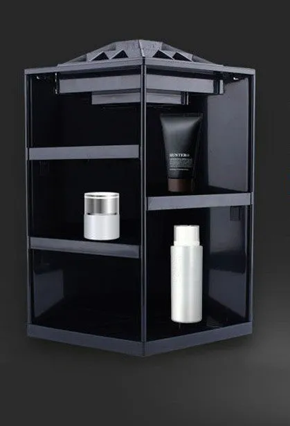 1Pcs Style 360-degree Makeup Organizer Box Brush Holder Jewelry Organizer Case Makeup Cosmetic Storage Box