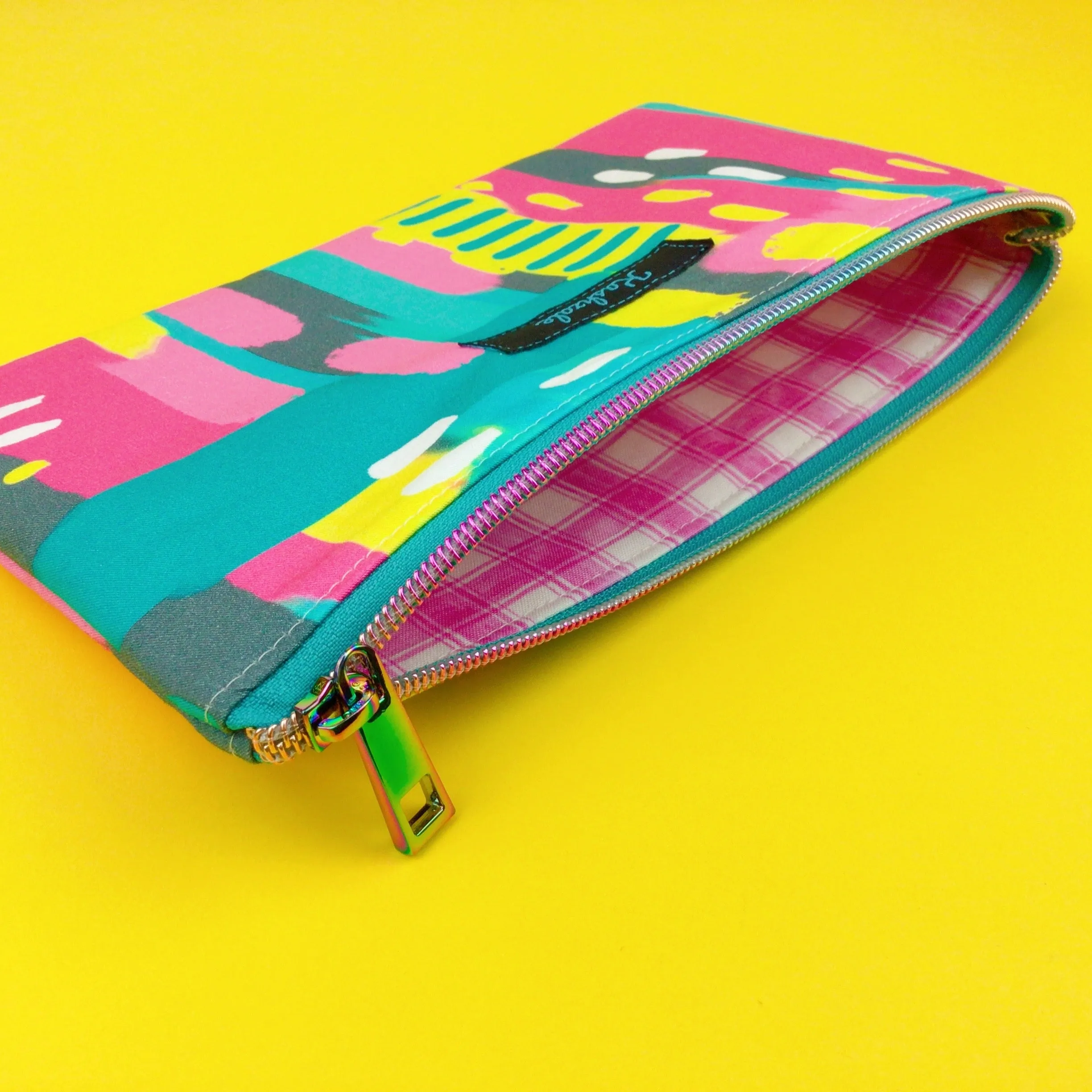 21st Party Zipper Pouch, Travel Pouch.  Exclusive Design.