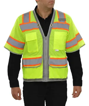 24-578 Economy Surveyor Vest w/ Contrasting Trim