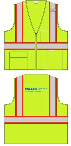 24-586ET Safety Vest w/NALCO Water logo