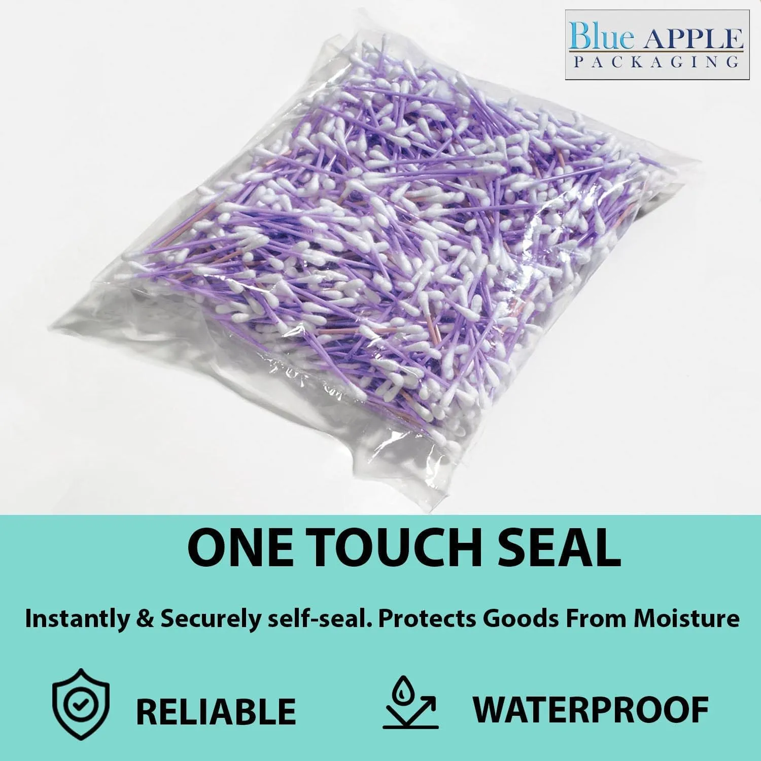 24X38 inches Clear Flat Poly Bags 4Mil Open Top (LDPE)