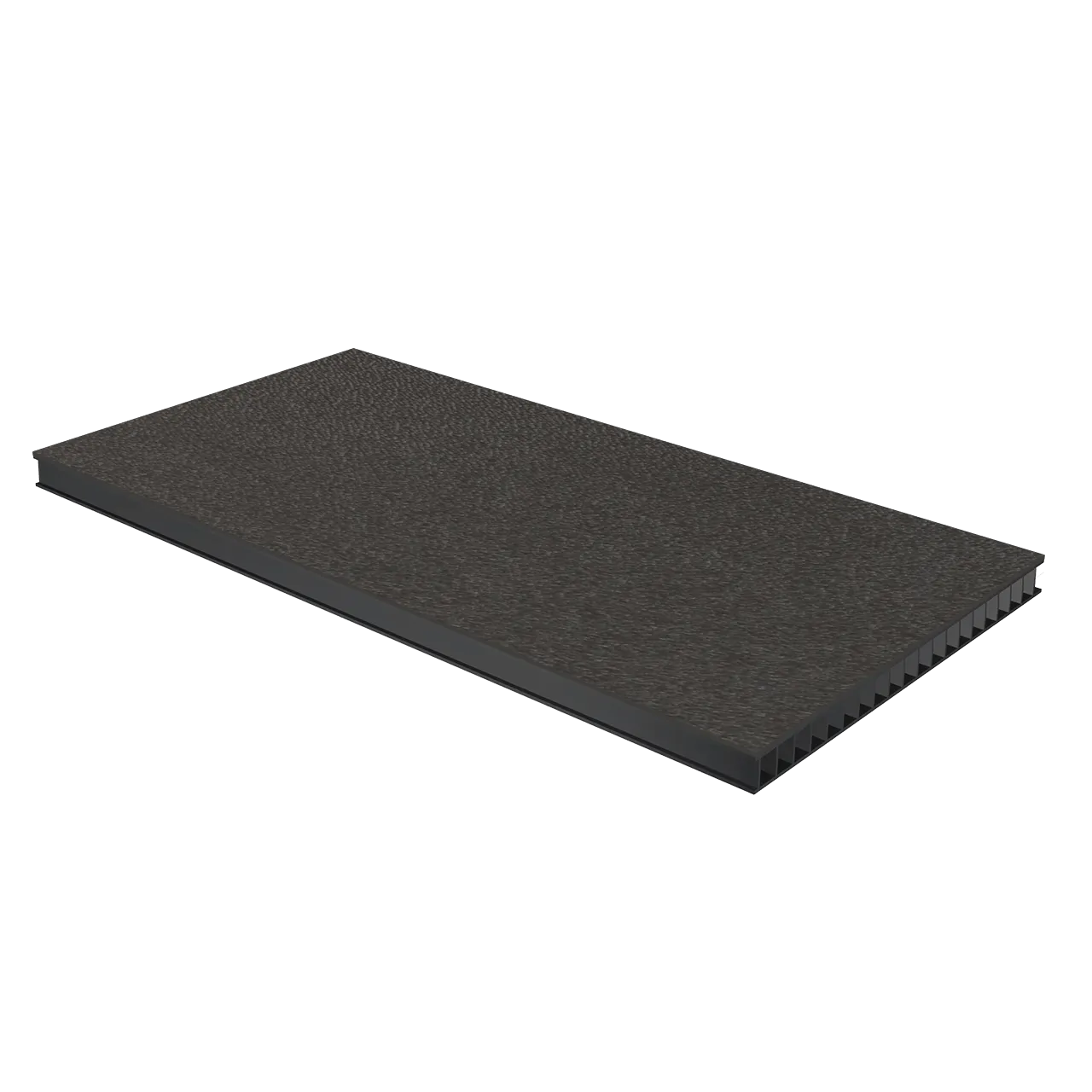3/8" Corrugated Laminate - Gray