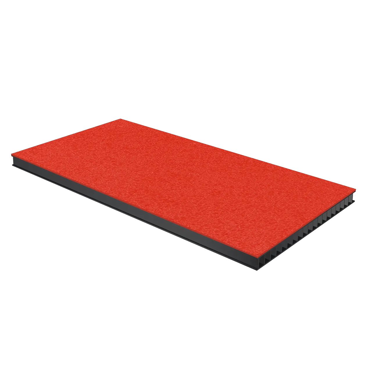 3/8" Corrugated Laminate - Orange