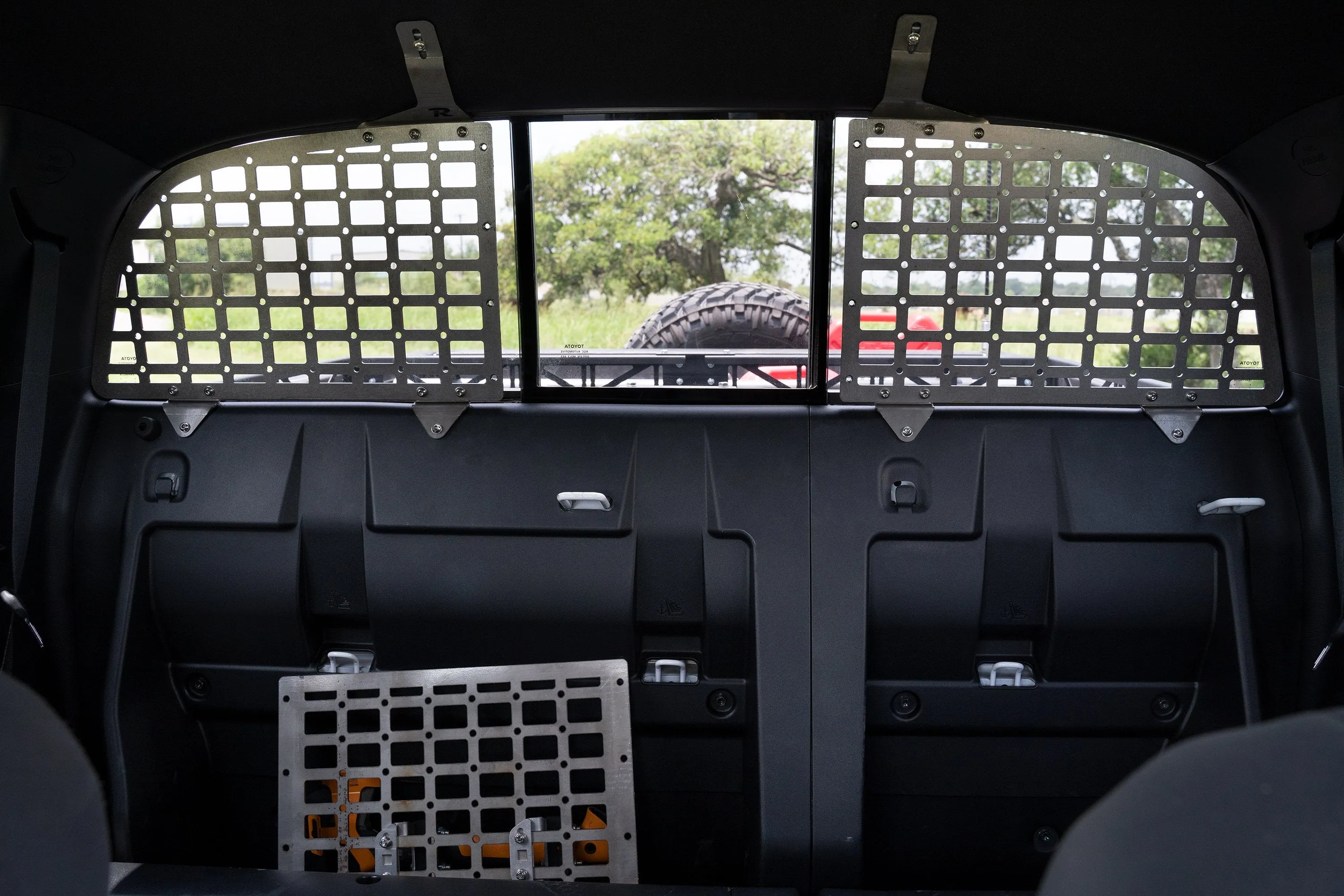 3rd Gen Tacoma Endeavor Rear Window Modular Storage Panels- Powder Coated