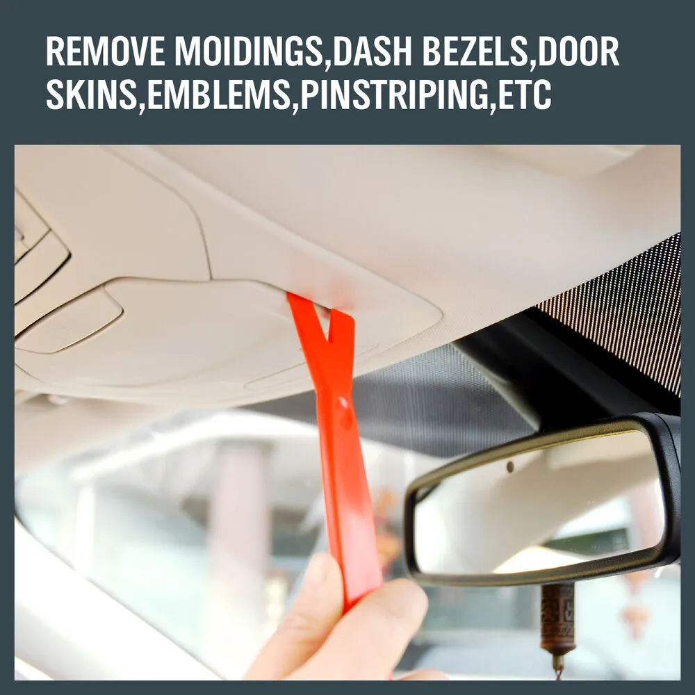 4 Piece Pry Bar Set | Plastic Trim Automotive Moulding Removal Tool