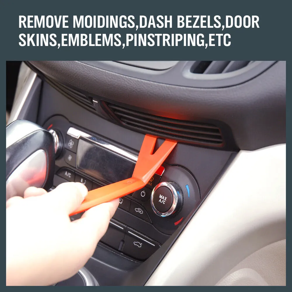 4 Piece Pry Bar Set | Plastic Trim Automotive Moulding Removal Tool