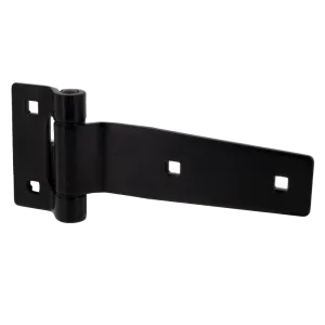 5" Black Stainless Steel Strap Hinge