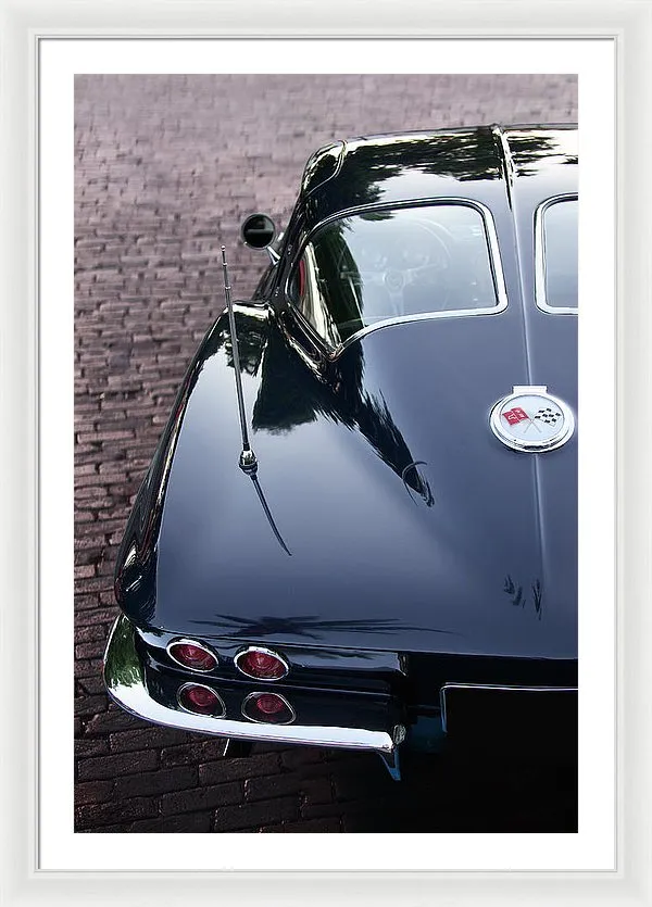 63 Split Window  Corvette Framed Print