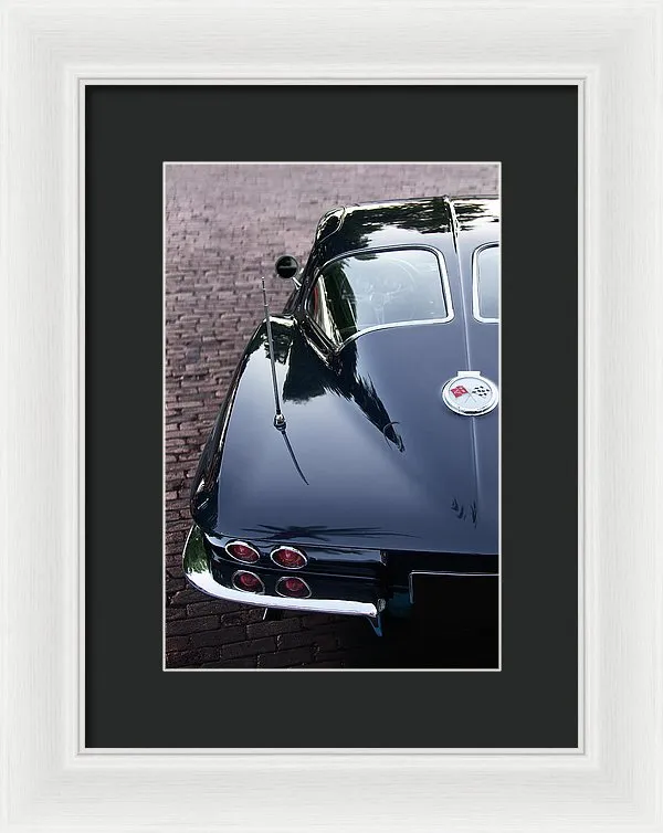 63 Split Window  Corvette Framed Print