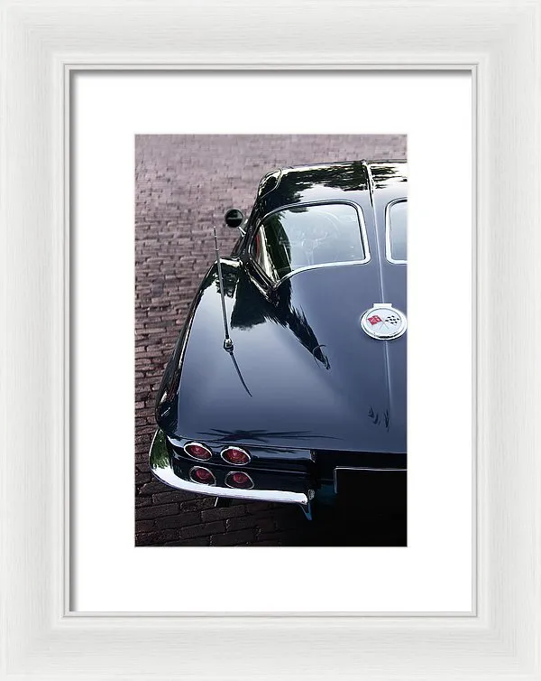 63 Split Window  Corvette Framed Print