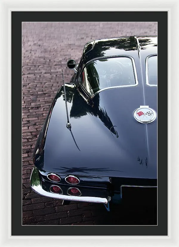 63 Split Window  Corvette Framed Print