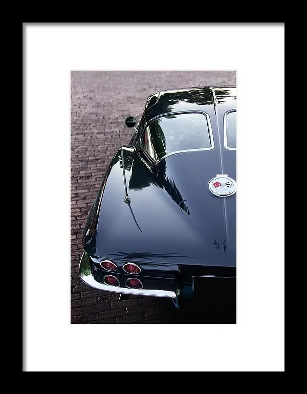63 Split Window  Corvette Framed Print