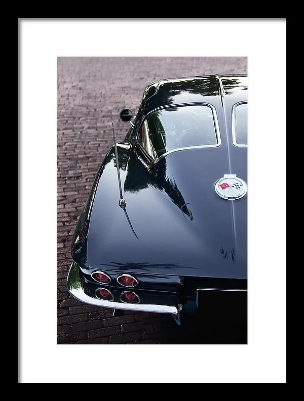 63 Split Window  Corvette Framed Print