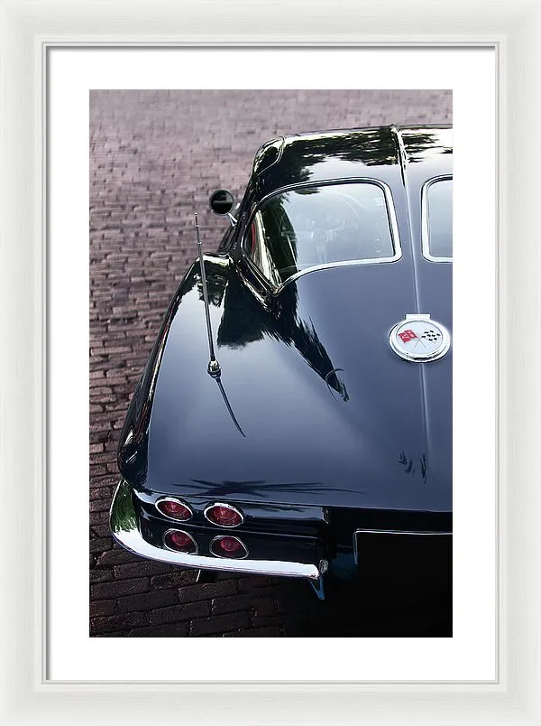 63 Split Window  Corvette Framed Print