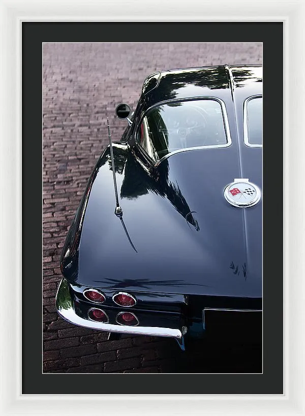63 Split Window  Corvette Framed Print