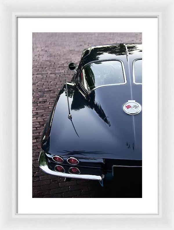 63 Split Window  Corvette Framed Print