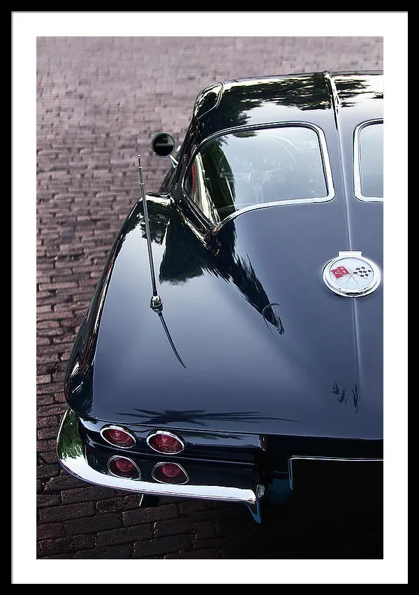 63 Split Window  Corvette Framed Print