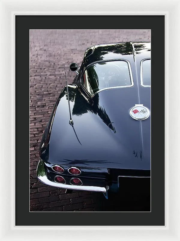 63 Split Window  Corvette Framed Print