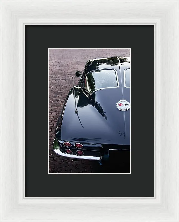 63 Split Window  Corvette Framed Print