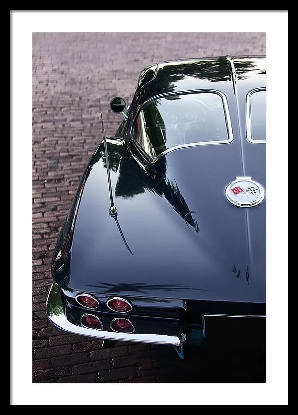63 Split Window  Corvette Framed Print