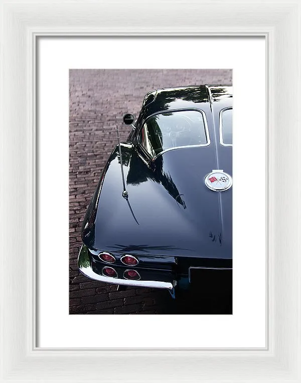 63 Split Window  Corvette Framed Print