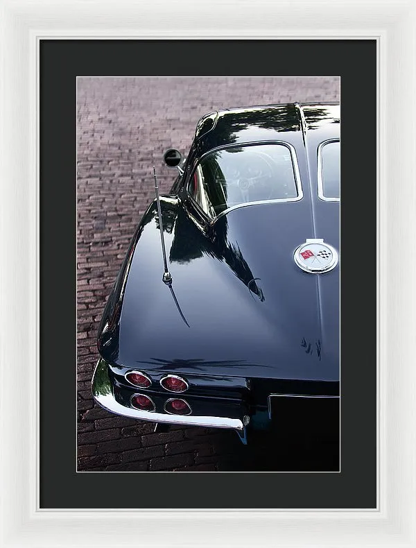 63 Split Window  Corvette Framed Print