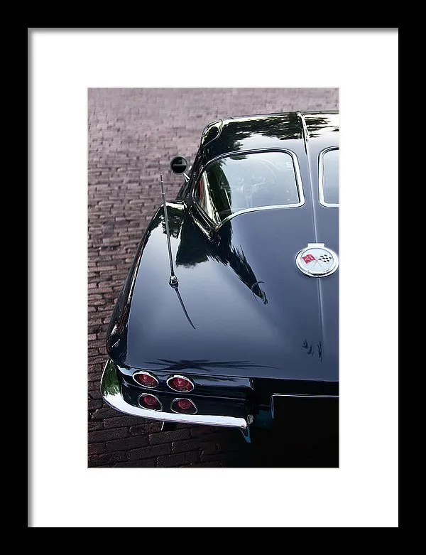 63 Split Window  Corvette Framed Print