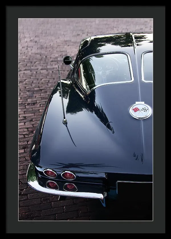 63 Split Window  Corvette Framed Print