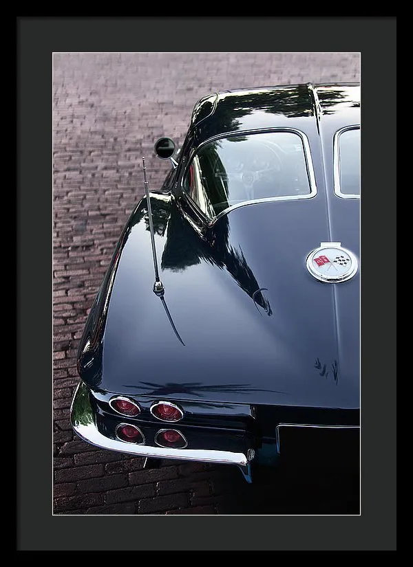 63 Split Window  Corvette Framed Print