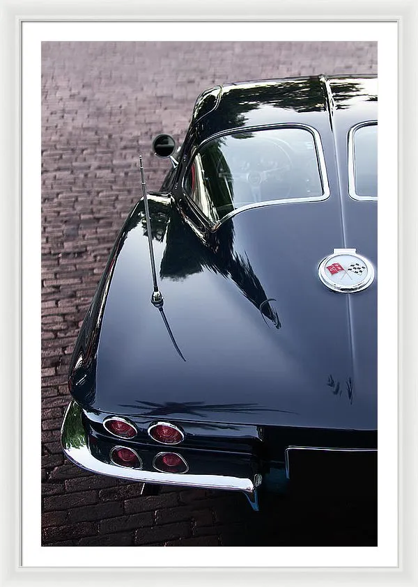 63 Split Window  Corvette Framed Print