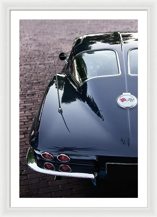 63 Split Window  Corvette Framed Print