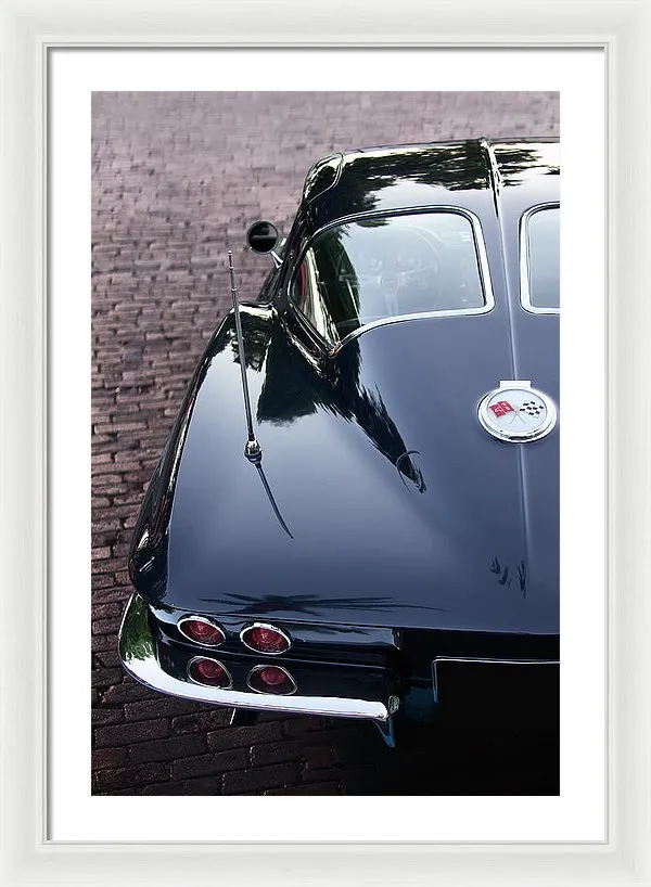 63 Split Window  Corvette Framed Print